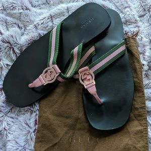 Authentic Gucci Slippers & dustbag.